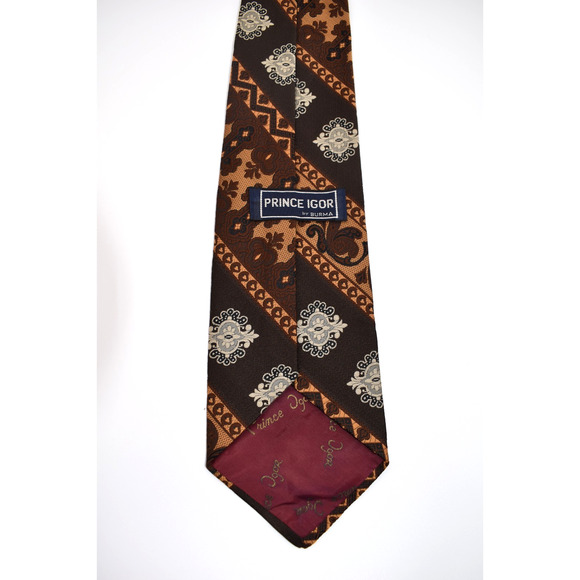 Prince Igor, Kuppenheimer Necktie Mixed Lot Blend Men's Vintage 1970's Lot 4 - Picture 3 of 9